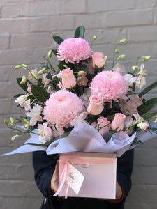 Shady Hill Loved Box - Pink flower box $80