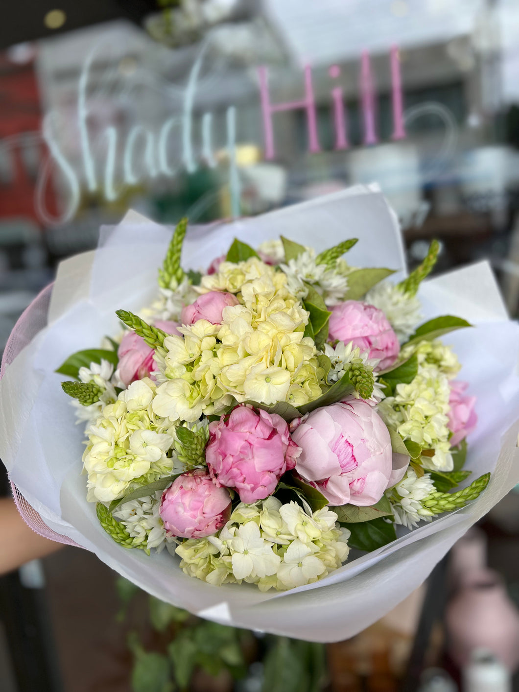 Hydrangea bouquet from $85