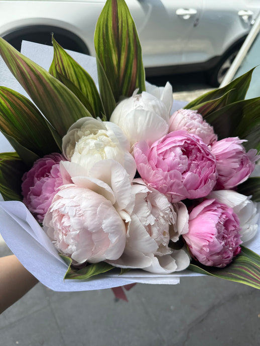 Peony bouquet from $60