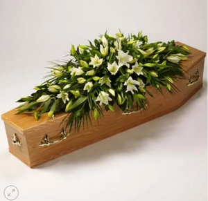 Florist in Brighton oriental lilly casket sheaf